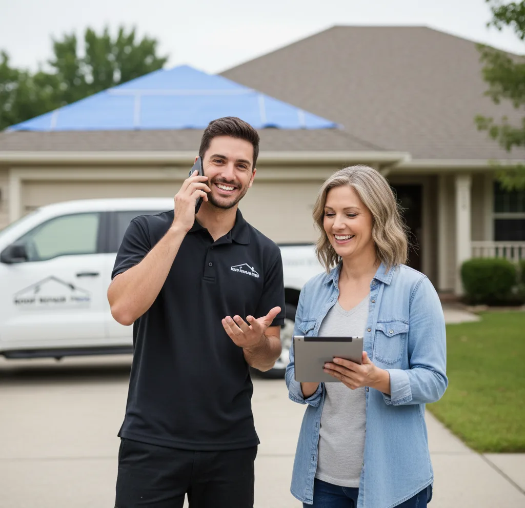 Modern Solutions Roof Repair customer support in Linton